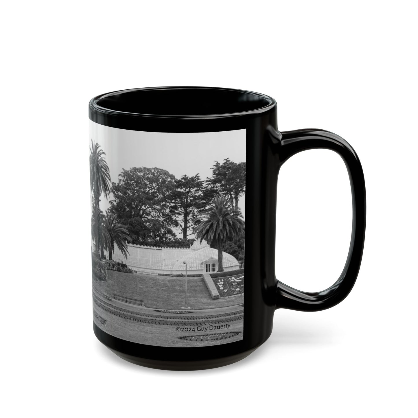 Mug - Conservatory of Flowers Golden Gate Park San Francisco in Black & White