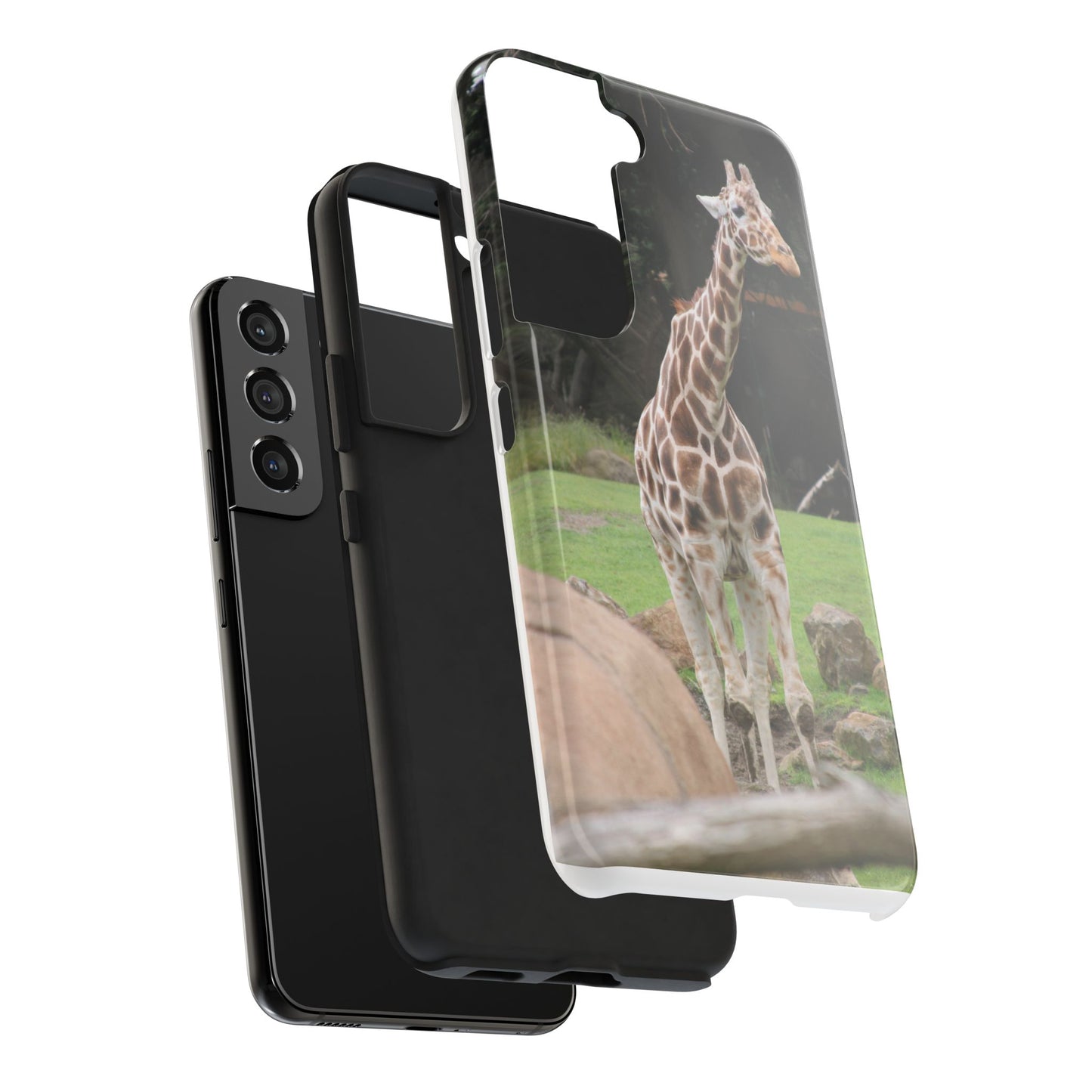 Giraffe Tough Phone Case - Durable Wildlife Protection