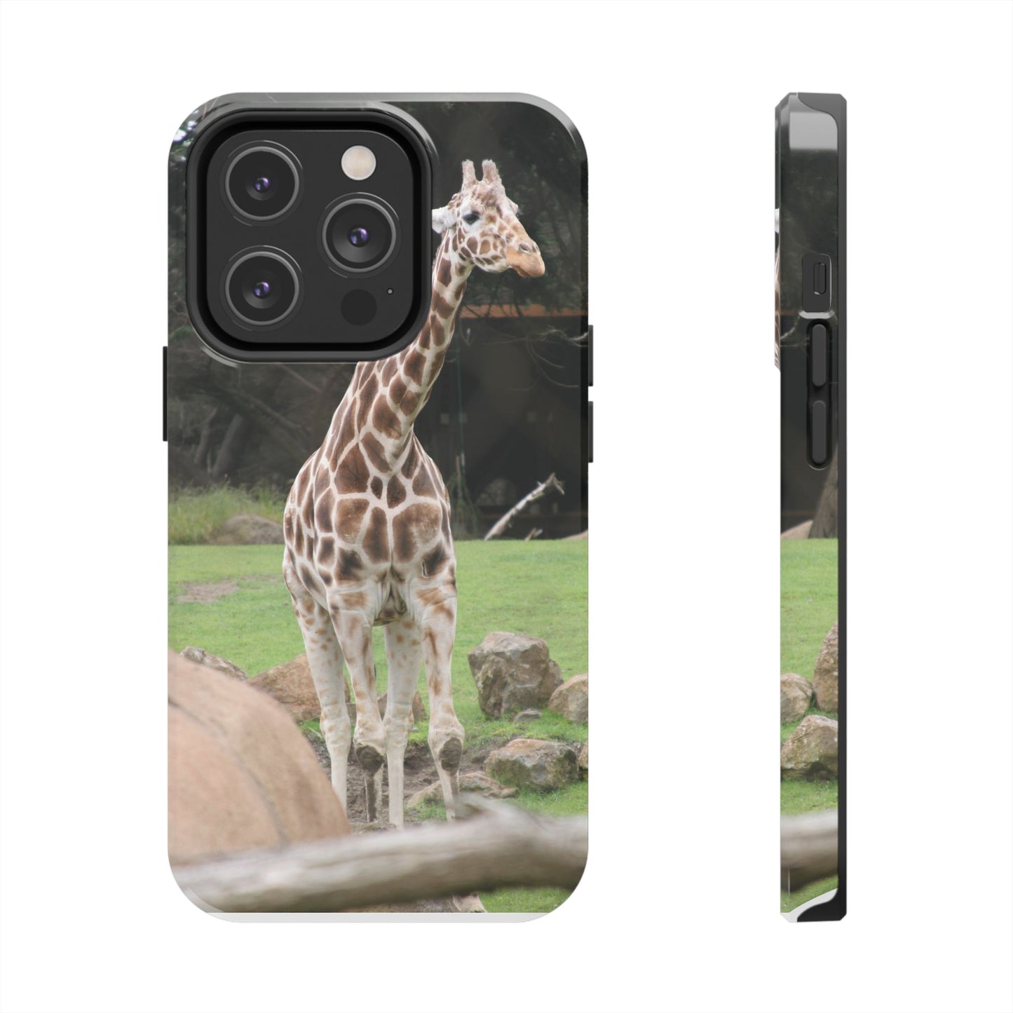 Giraffe Tough Phone Case - Durable Wildlife Protection