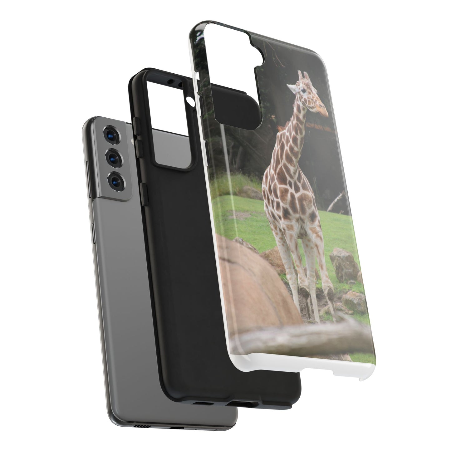 Giraffe Tough Phone Case - Durable Wildlife Protection