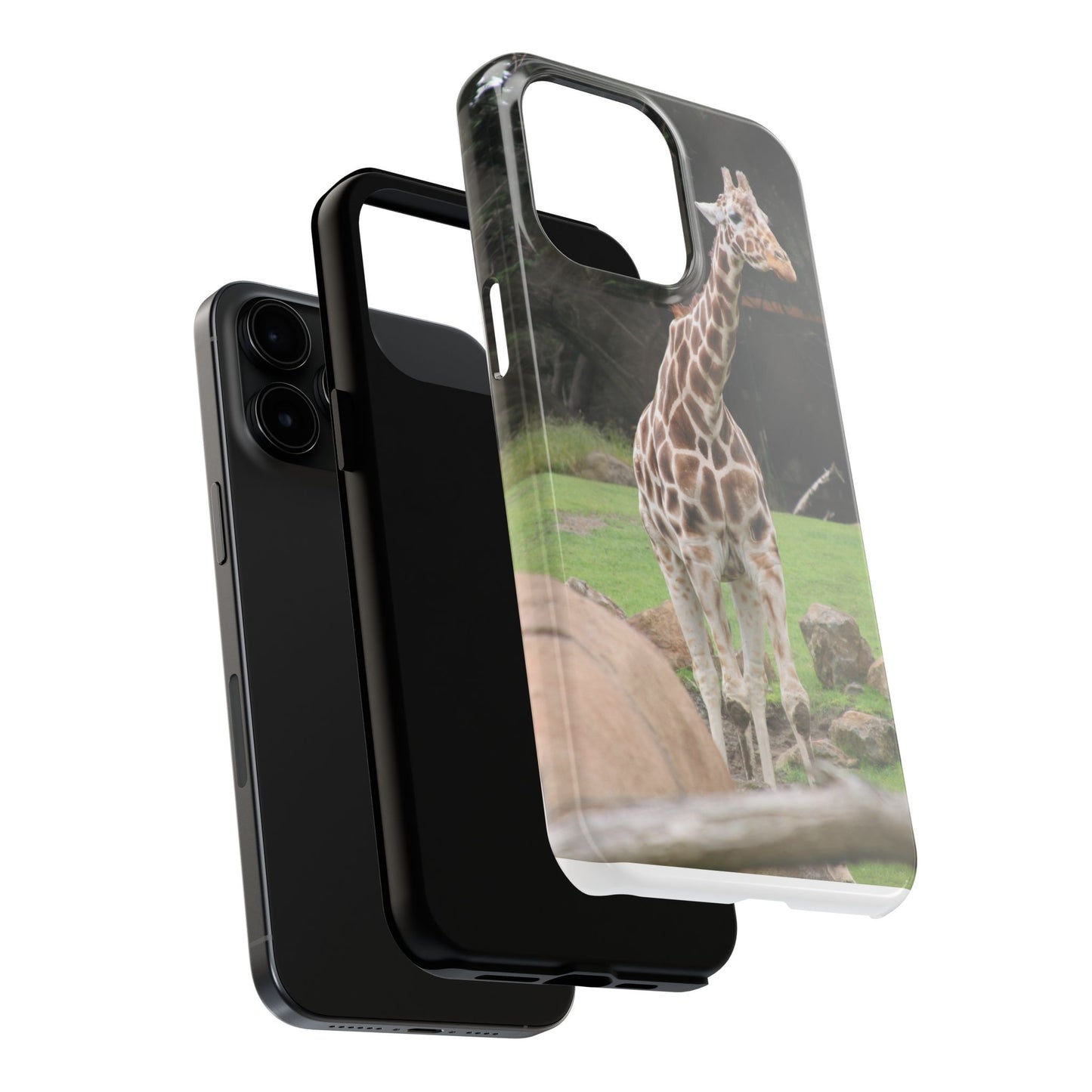 Giraffe Tough Phone Case - Durable Wildlife Protection