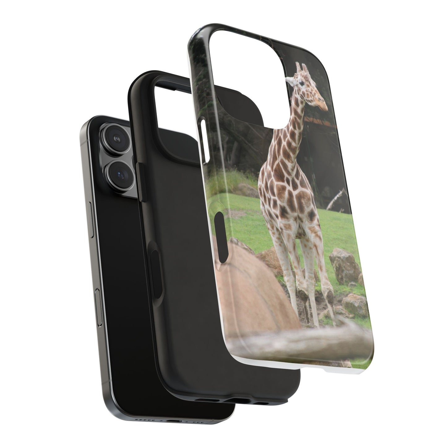 Giraffe Tough Phone Case - Durable Wildlife Protection