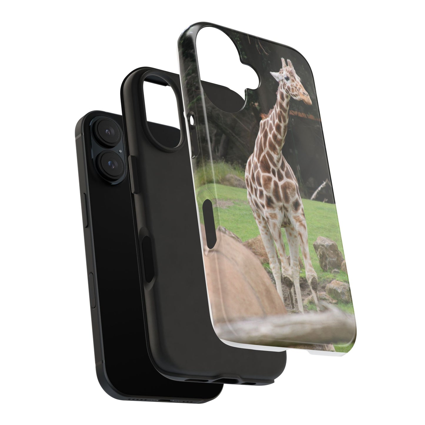 Giraffe Tough Phone Case - Durable Wildlife Protection