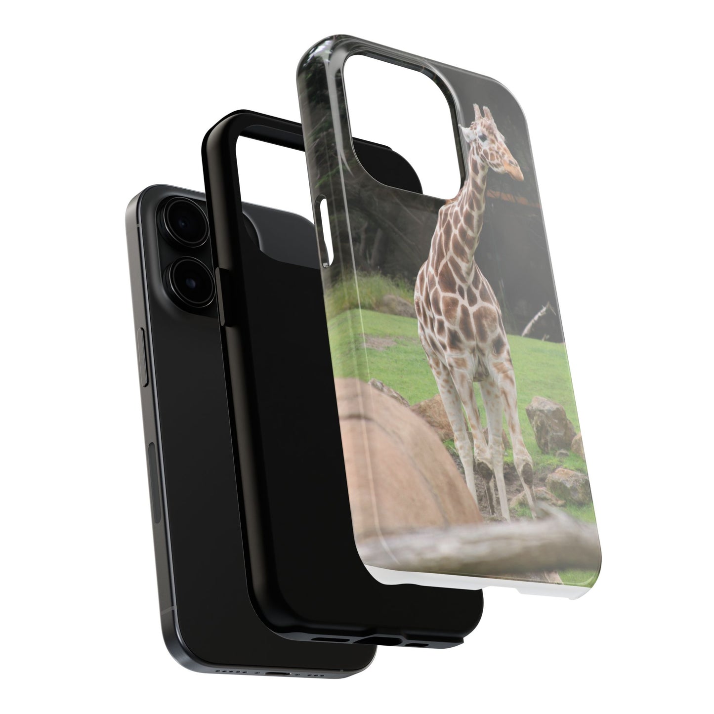 Giraffe Tough Phone Case - Durable Wildlife Protection