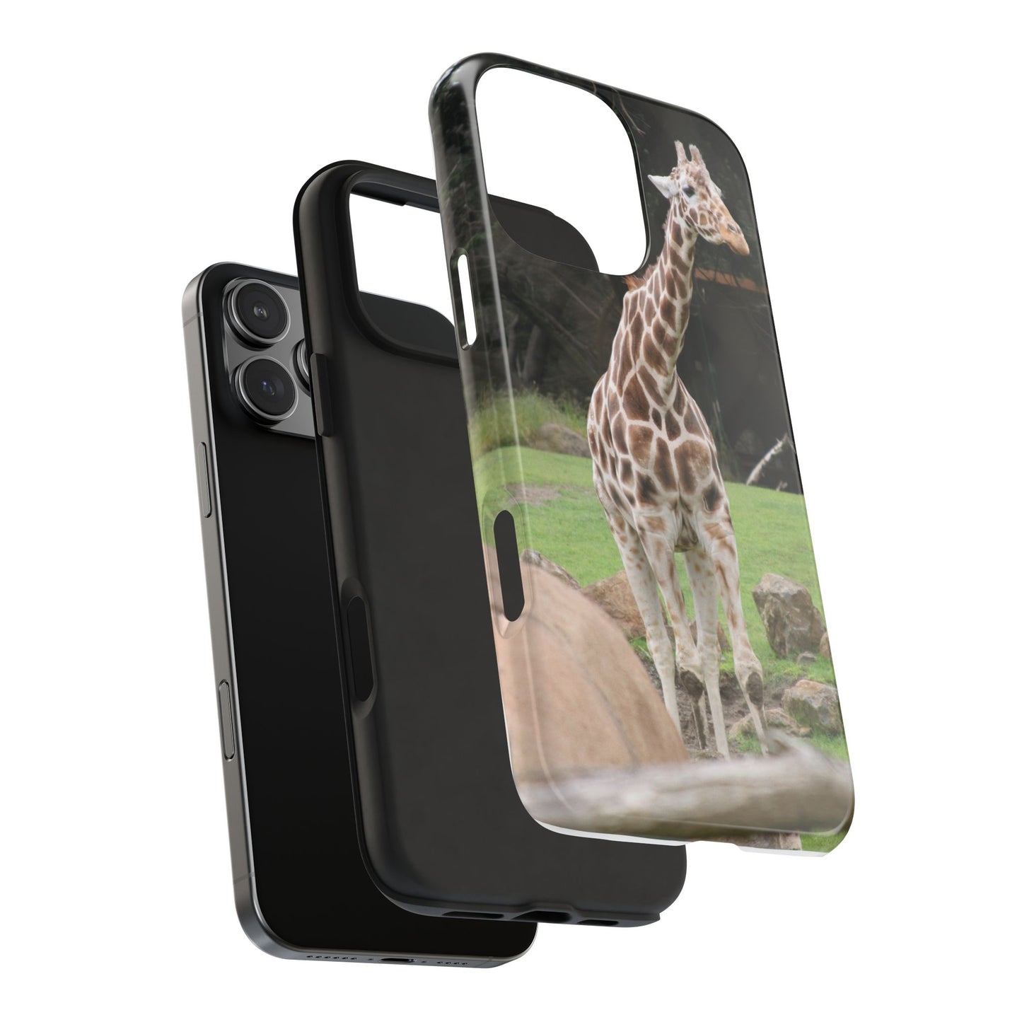 Giraffe Tough Phone Case - Durable Wildlife Protection