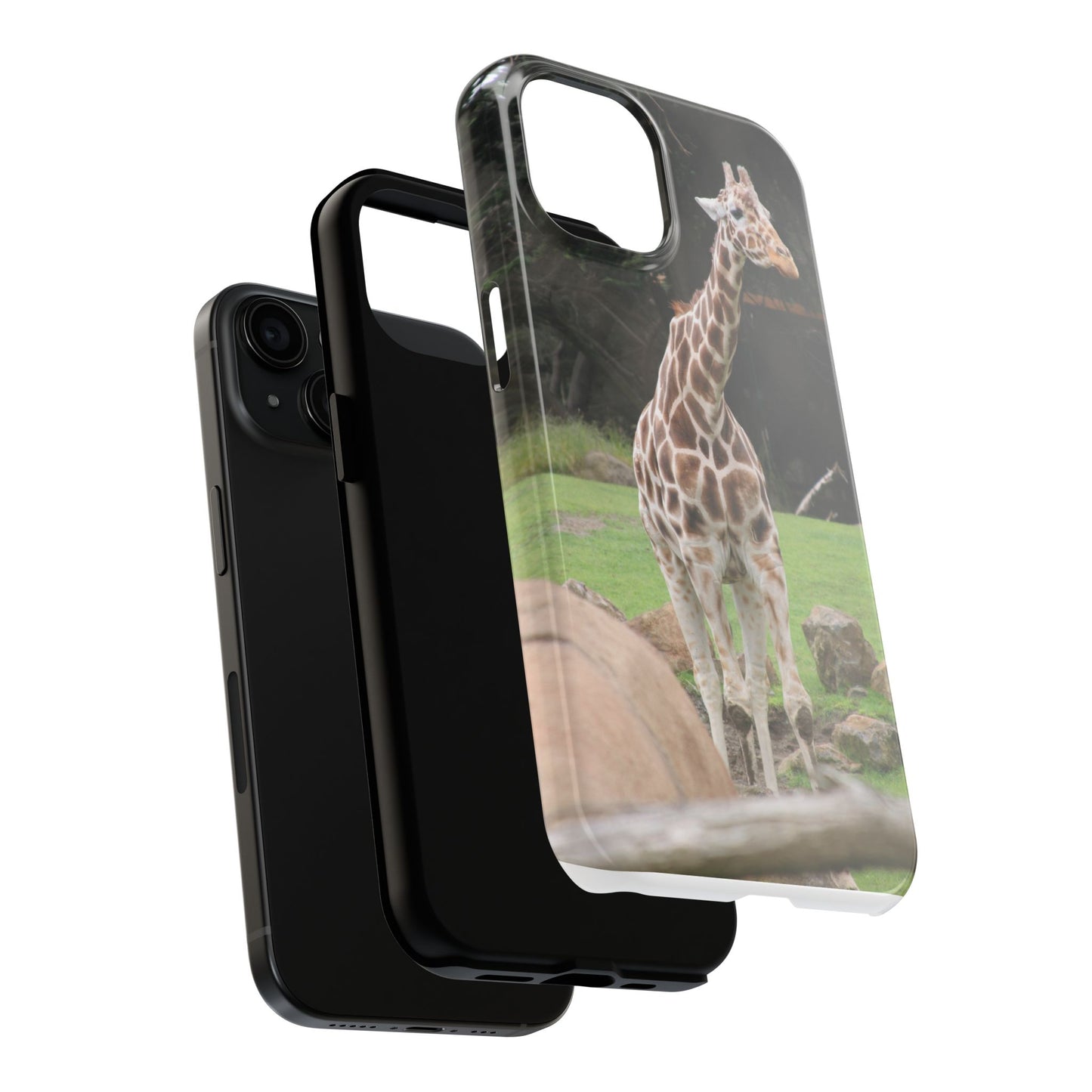 Giraffe Tough Phone Case - Durable Wildlife Protection