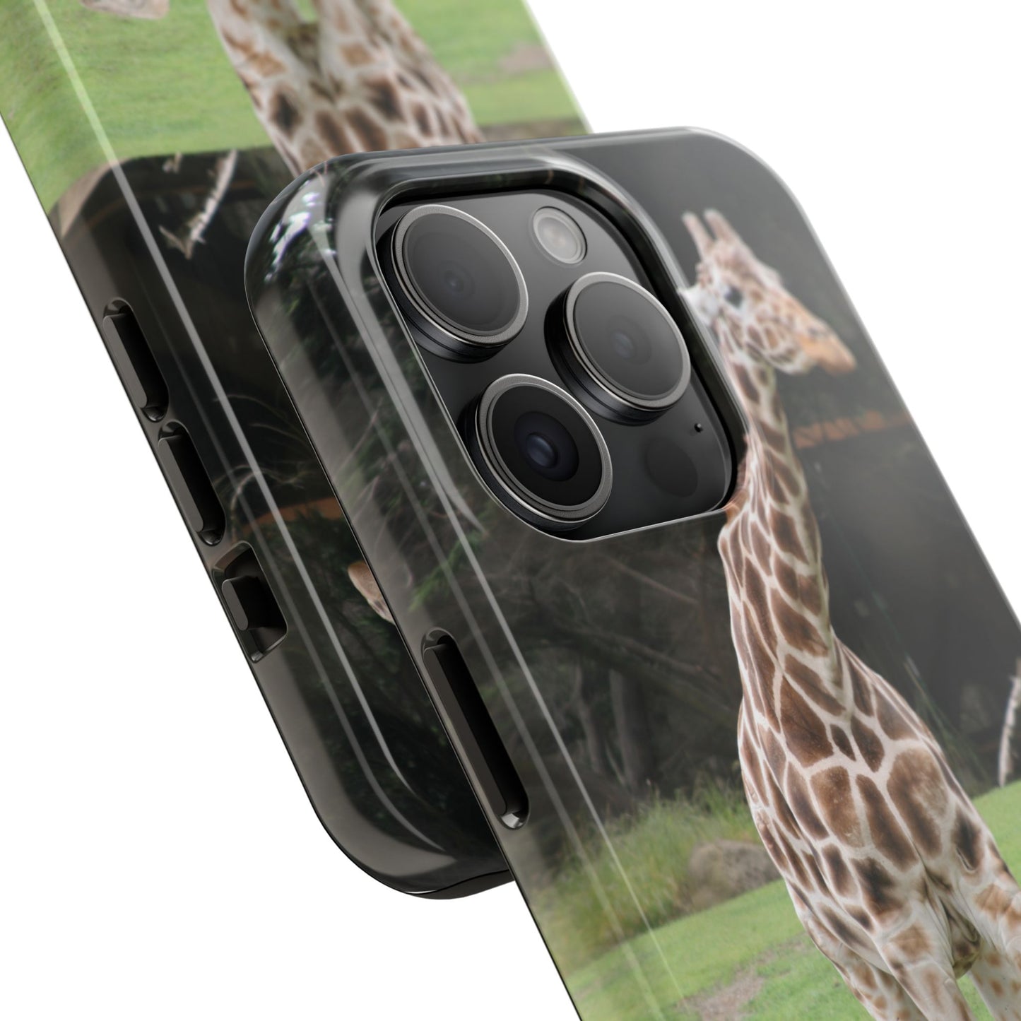 Giraffe Tough Phone Case - Durable Wildlife Protection