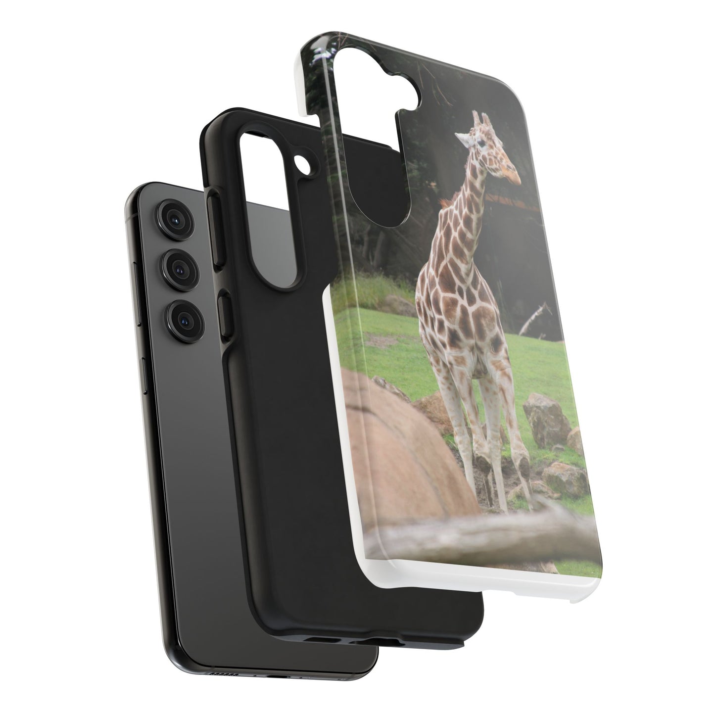 Giraffe Tough Phone Case - Durable Wildlife Protection