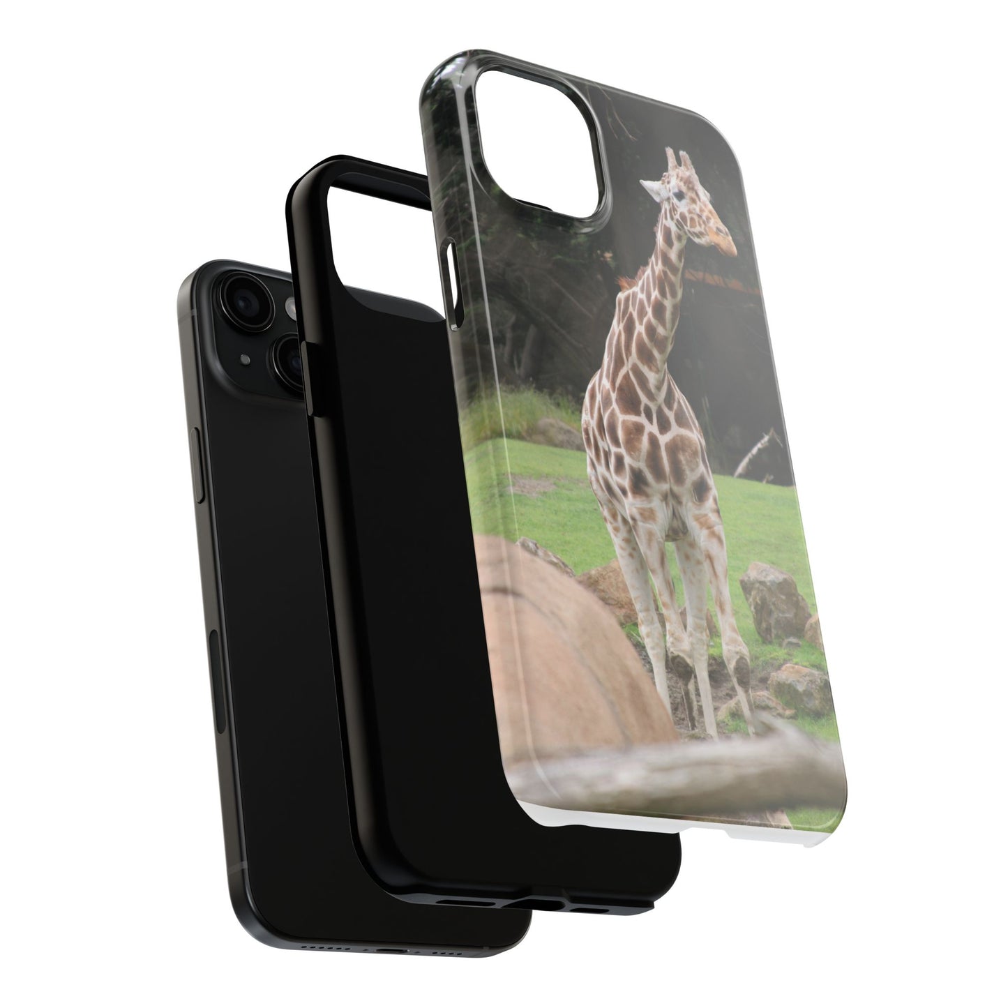 Giraffe Tough Phone Case - Durable Wildlife Protection