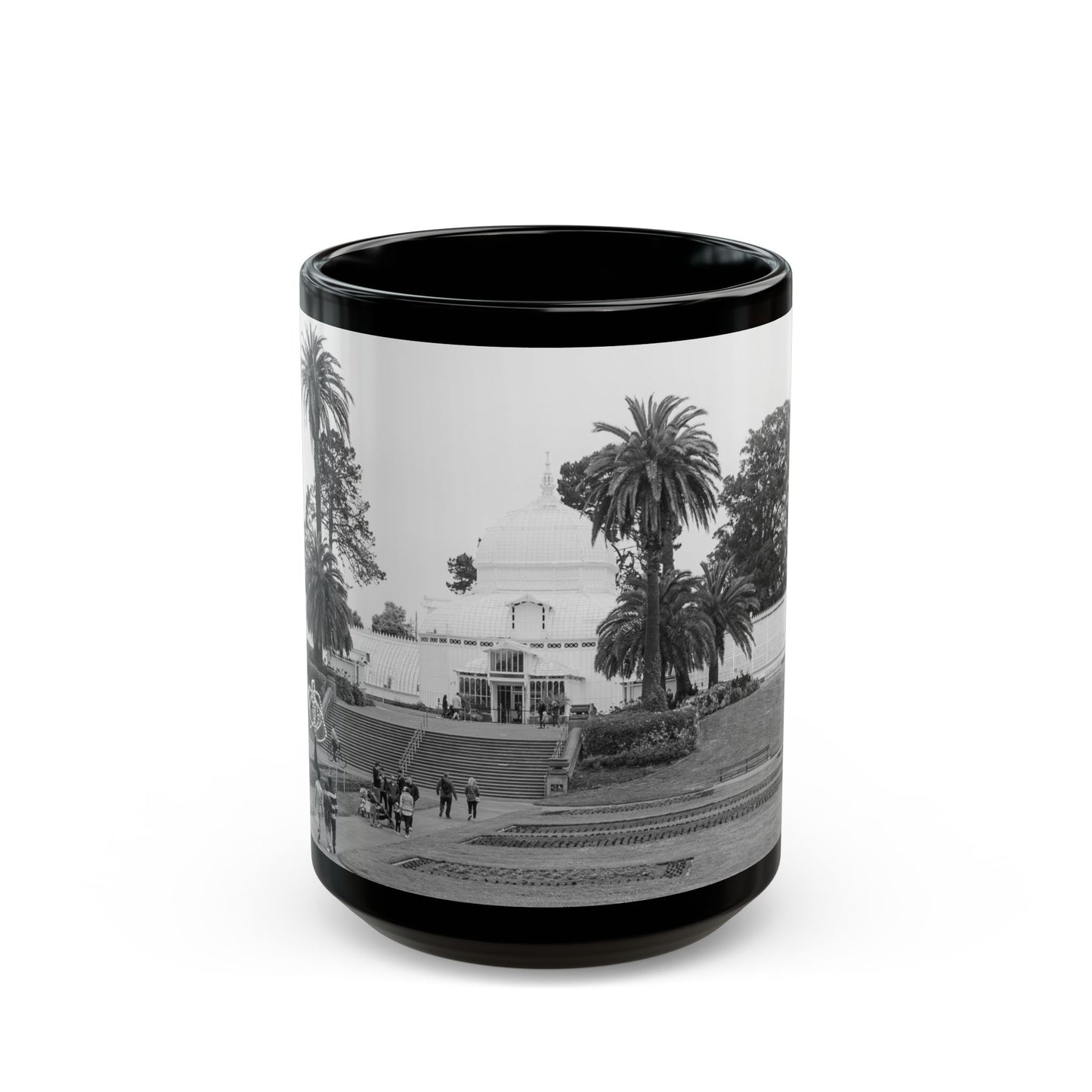 Mug - Conservatory of Flowers Golden Gate Park San Francisco in Black & White