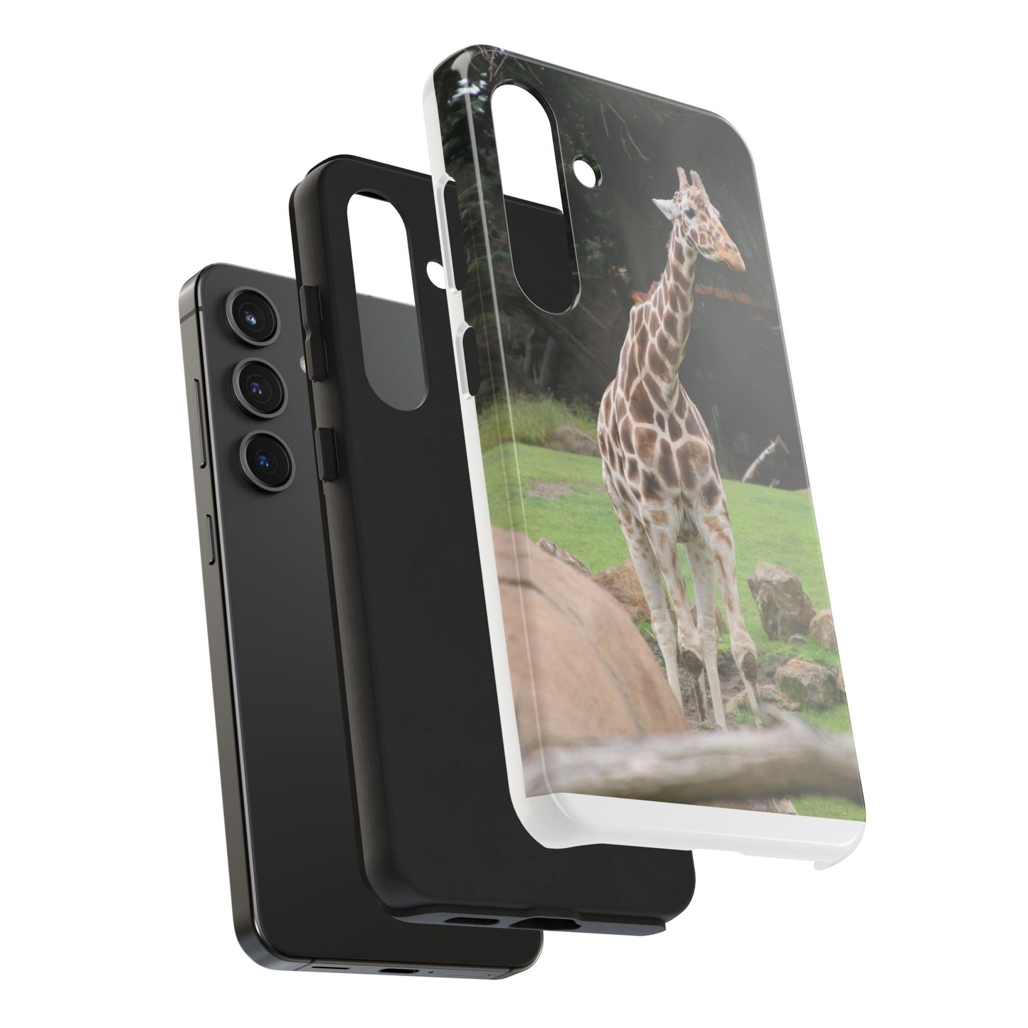 Giraffe Tough Phone Case - Durable Wildlife Protection